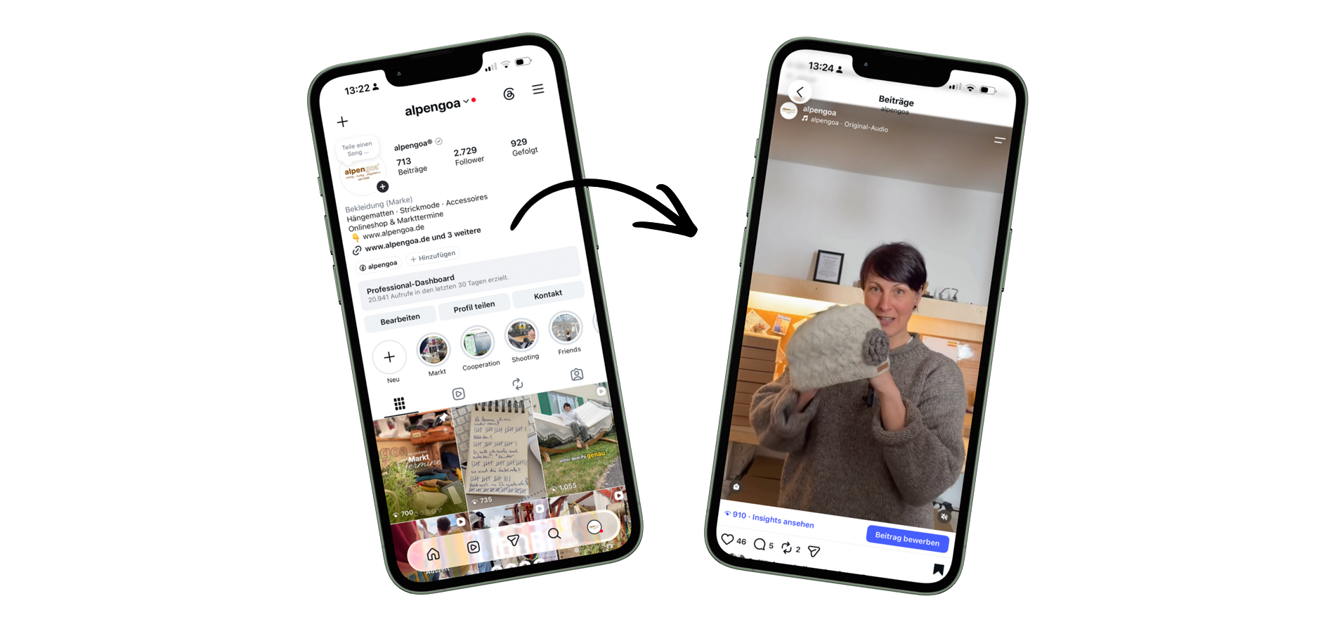 Mützen Tipps auf Social Media
